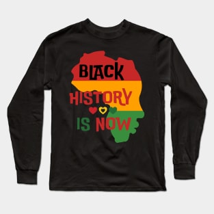 Black History Month Afro Melanin Black Women Long Sleeve T-Shirt